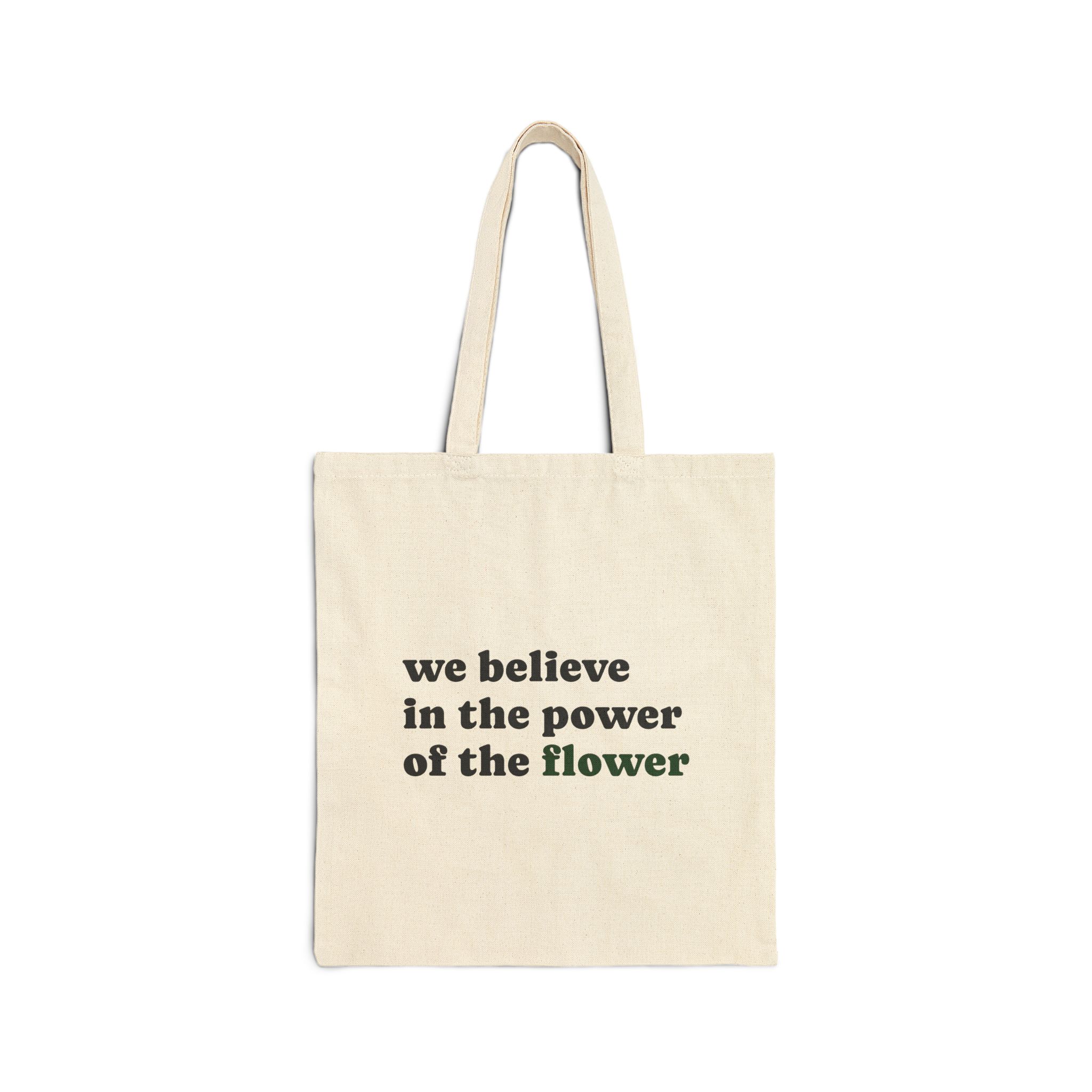 Floral Canvas Tote Bag - Image 2