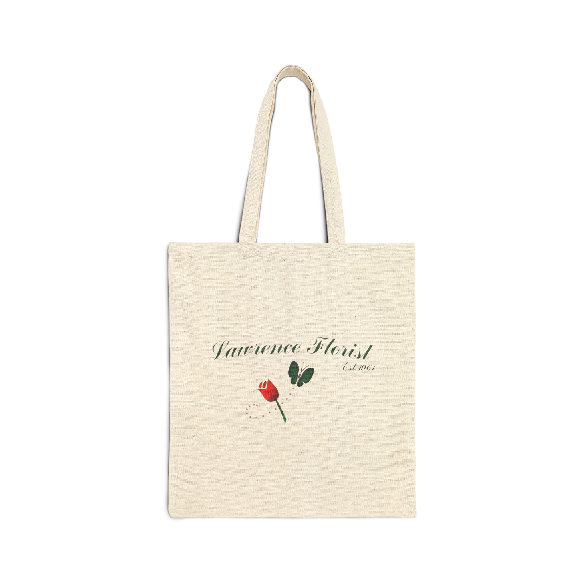 Floral Canvas Tote Bag